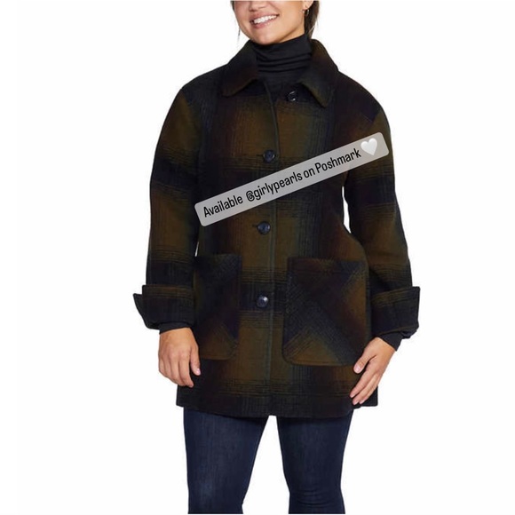 Pendleton Ladies' Wool Blend Topper Coat NEW - Picture 9 of 11